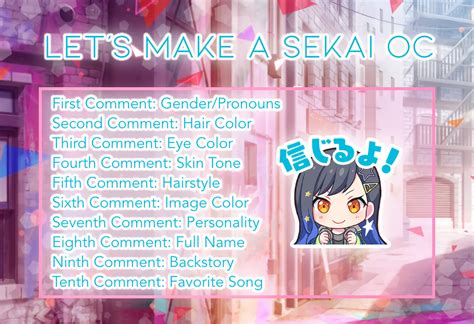 Create a ranking for project sekai 1. . Random project sekai character generator